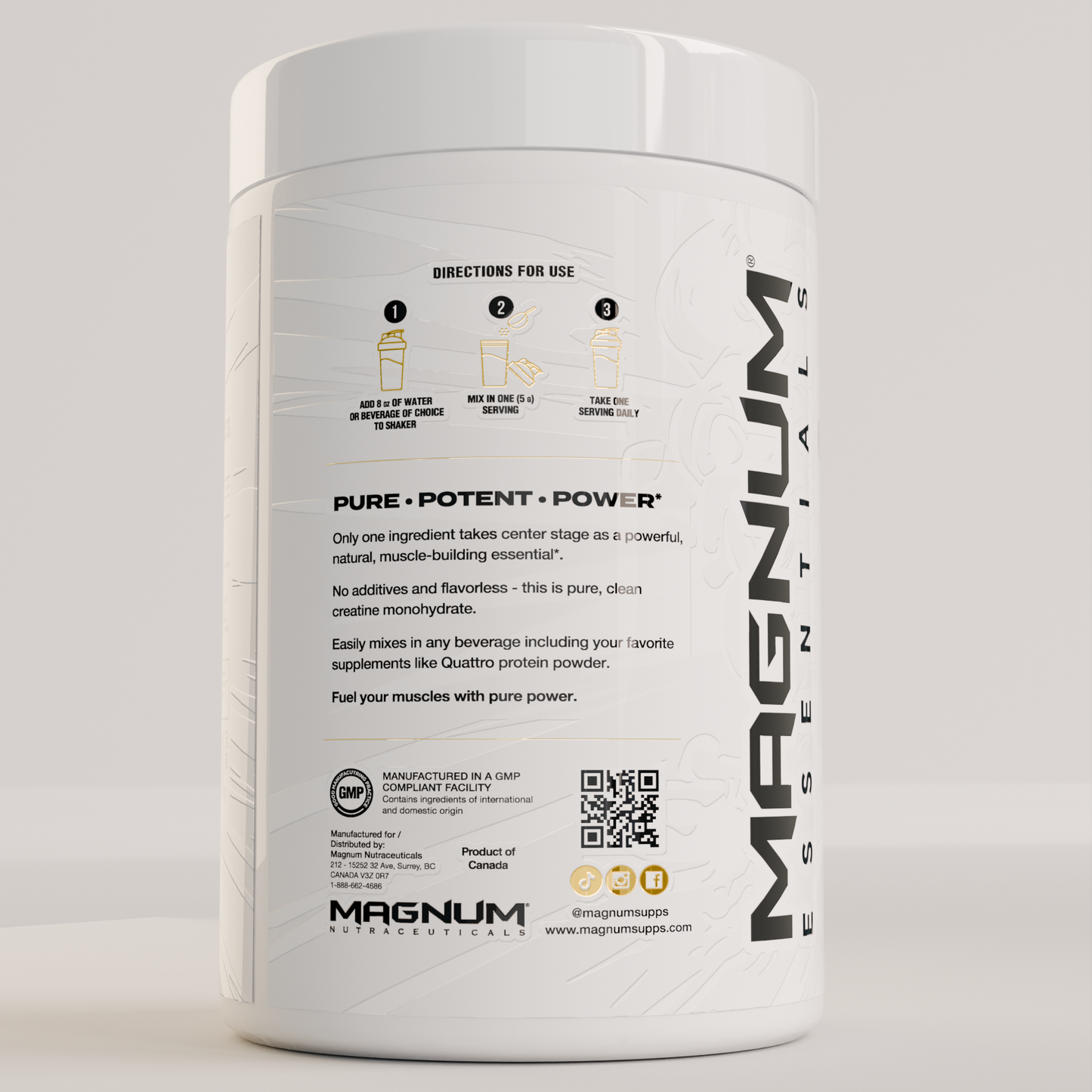 Creatine 100 (CAD) - Magnum Worldwide