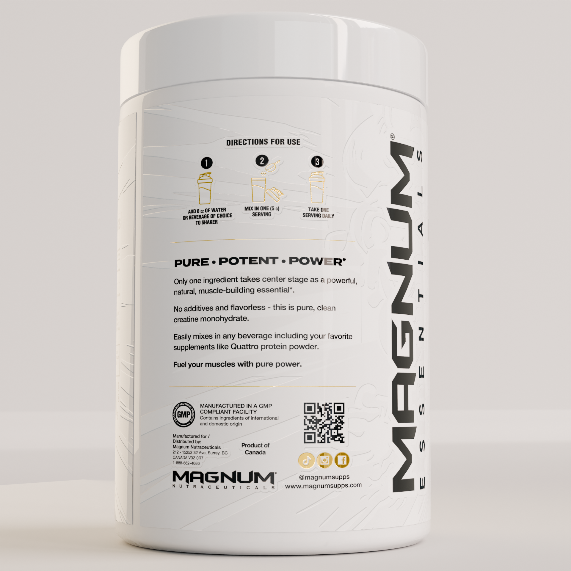 Creatine 100 (CAD) - Magnum Worldwide