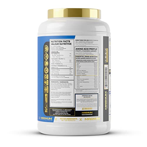 Magnum Nutraceuticals Quattro Protein Powder - 2lbs - Toasted Cinnamon Cereal - Protein Isolate - Lean Muscle Creator - Metabolic Optimize