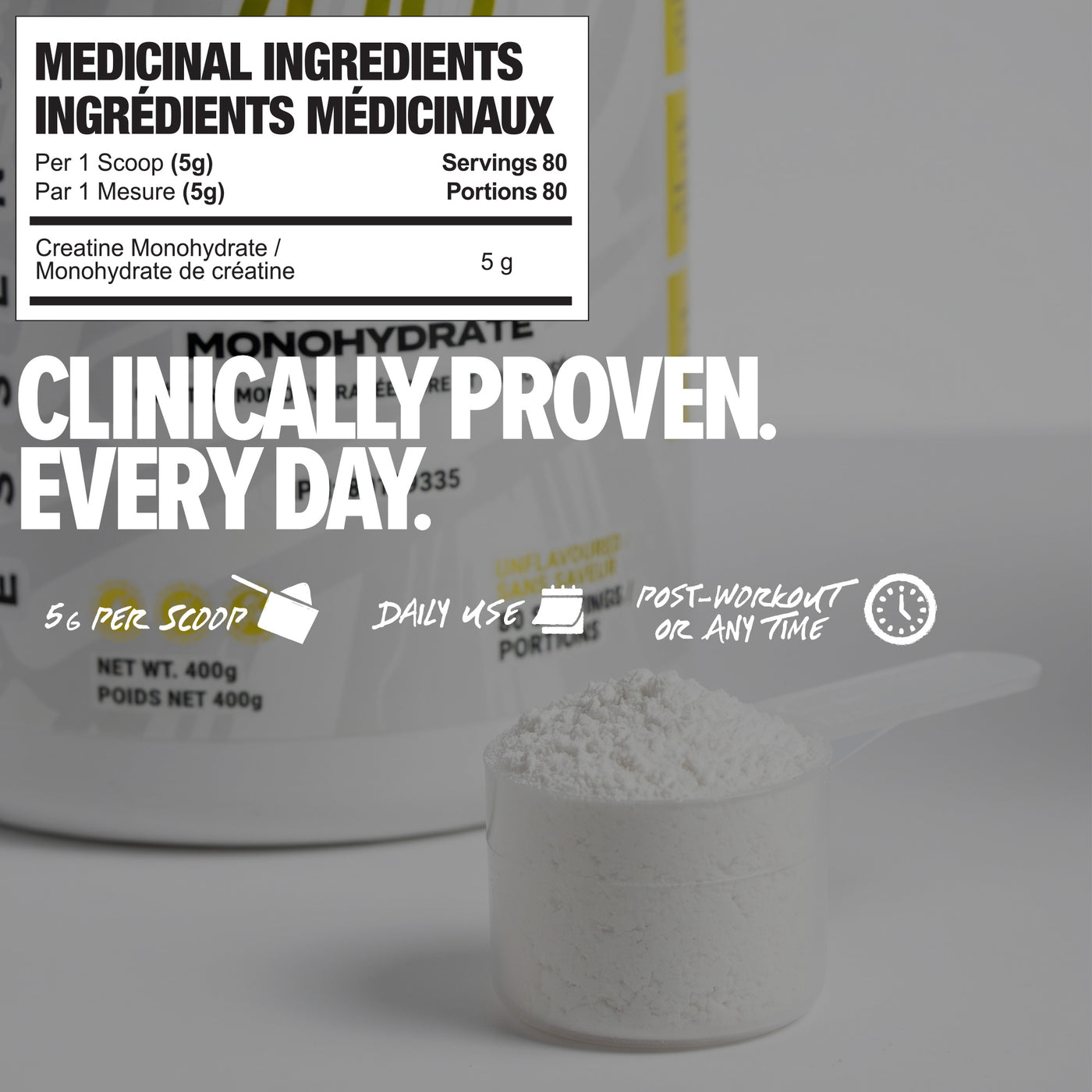 CREATINE 100 supplement facts