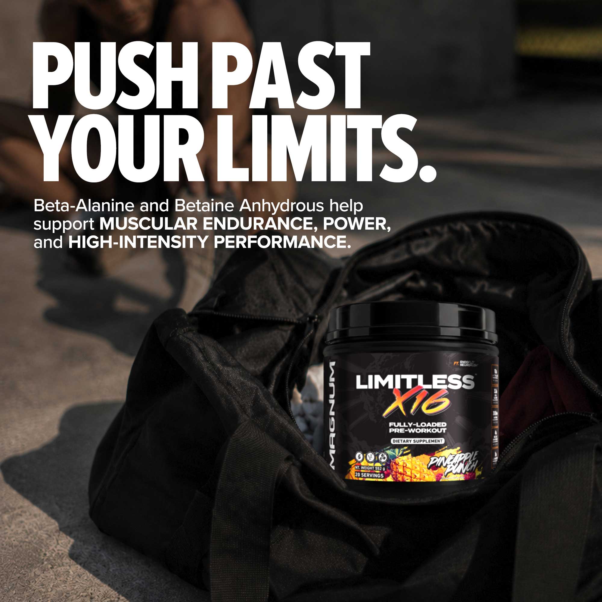 Fully-Loaded Pre-Workout | LIMITLESS X16 | Magnum Nutraceuticals