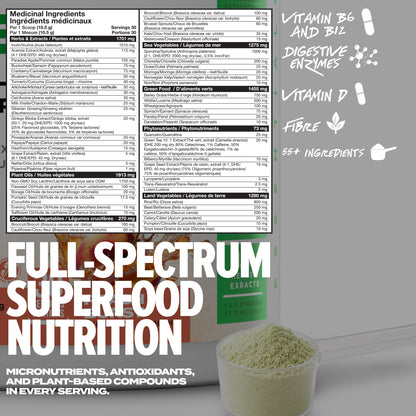 How to use Magnum NEKTR Daily Greens: one scoop mixed with water