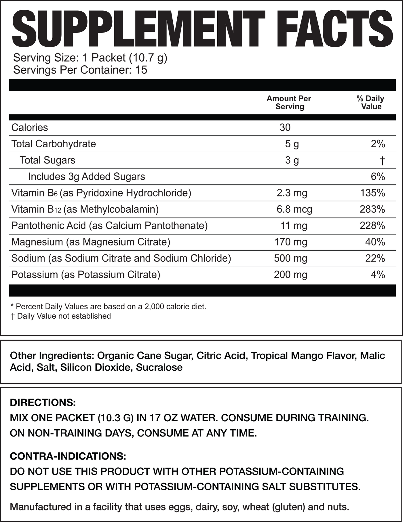 REFRSH supplement facts