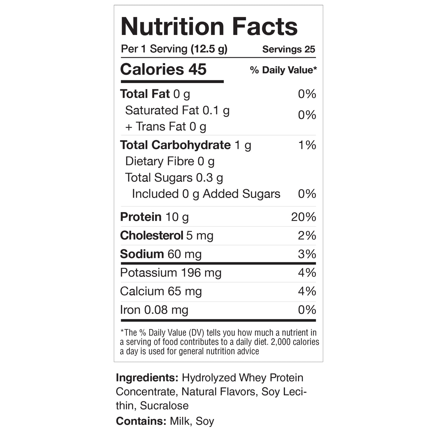 Ära Variety Pack (CAD) supplement facts