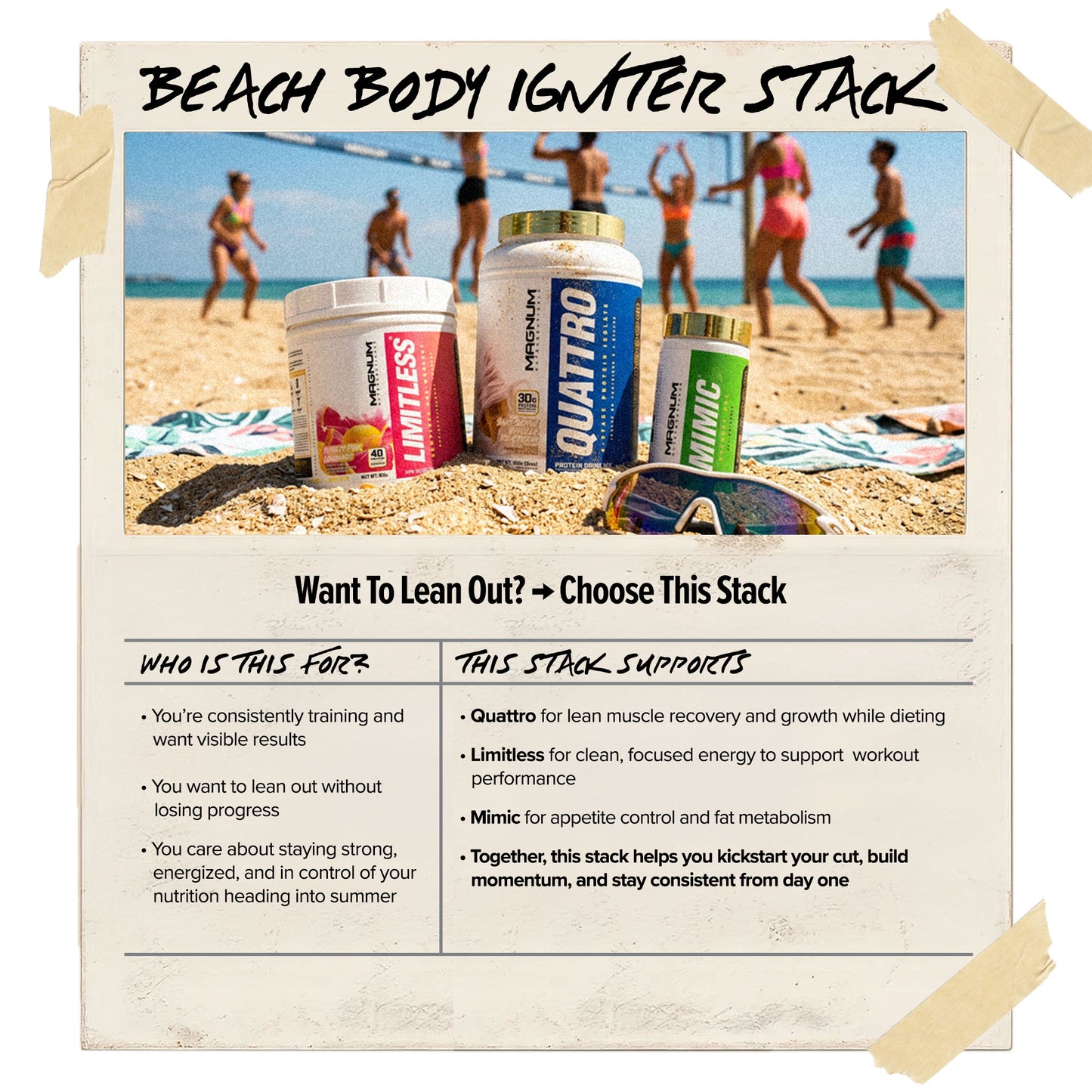 Beach Body Igniter Stack (CAD) - Magnum Worldwide