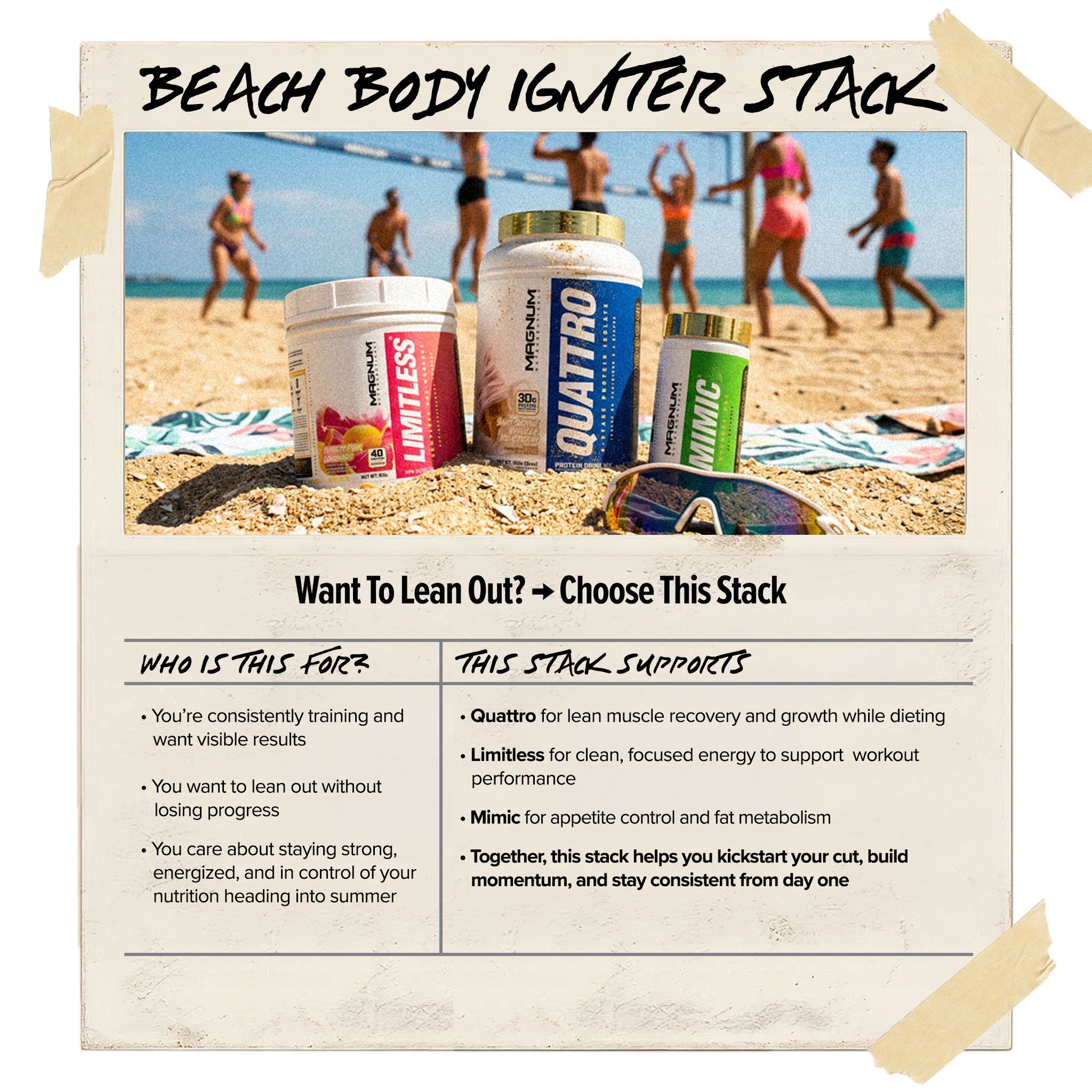 Beach Body Igniter Stack (CAD) - Magnum Worldwide